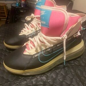 Nike Air Max Black and Pink High-Tops